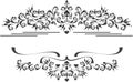 Decorative ornament border , frame. Graphic arts.