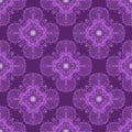 Decorative ornament - repeatable pattern - radial diamond tiles - dark blue and light purple Royalty Free Stock Photo