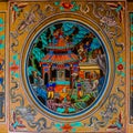 Decorative ornat at a Chinese Buddhist temple