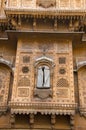 Decorative outer view of Patwon Ki Haveli, Jaisalmer, Rajasthan, India