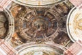 Decorative painting of the dome of the Church of Anthony of Padua