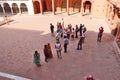 Palace inside Junagarh Fort with decorative gallery, hall & carved balconies