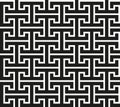 Original intricacy Asian meander modern pattern