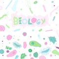 Biological creative background Royalty Free Stock Photo
