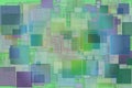 Decorative and pattern shape illustrations. Random, generative,