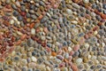 Decorative pebble background