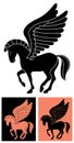 Decorative Pegasus Royalty Free Stock Photo