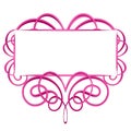 Decorative Pink Flourish Logo
