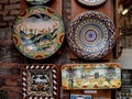 Decorative plates in Tuscany