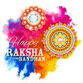 Decorative Rakhi for Raksha Bandhan background