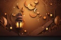 Ramadan Lanterns and Islamic Patterns Decoration