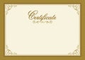 Decorative rectangular framework for label, certificate, card.