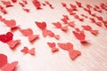Decorative red butterflies Royalty Free Stock Photo