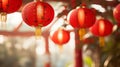 Decorative red lanterns chinese new year Royalty Free Stock Photo