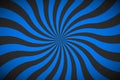 Decorative retro blue spiral background, swirling radial pattern Royalty Free Stock Photo