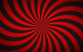 Decorative retro red spiral background, swirling radial pattern Royalty Free Stock Photo