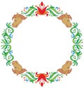 Decorative round frame