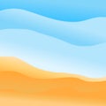 beach banner Royalty Free Stock Photo