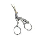 Decorative scissors in the form of a crane Royalty Free Stock Photo