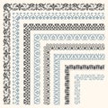 Decorative seamless border