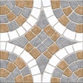 decorative seamless corrugated pattern design for ceramic tiles