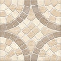 decorative seamless corrugated pattern design for ceramic tiles