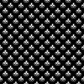 Decorative Seamless Floral diagonal Geometric Black & White Pattern Background. Complicated, material.