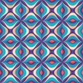 Decorative seamless pattern design. Geometric artistic background. Art-deco retro vintage style. Royalty Free Stock Photo