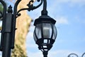 Decorative small garden light, retro lamp park