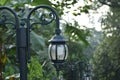 Decorative small garden light, retro lamp park