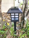 Decorative small solar garden light