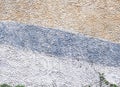 Decorative small stone texture on concrete wall gray white and brown old background Royalty Free Stock Photo