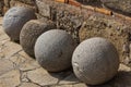 decorative smooth stone spheres