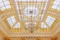 Decorative Stained Glass Windows Ceiling Roof Royalty Free Stock Photo