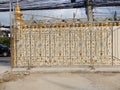 Decorative stainless steel gate
