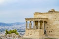 Decorative statues part of Temple of Erechtheion