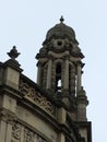 Decorative stone cupola on a building Royalty Free Stock Photo