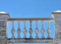 Decorative stone fence Royalty Free Stock Photo