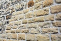 Decorative stone wall texture background natural color. Royalty Free Stock Photo