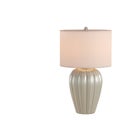 Decorative table lamp on an isolated background. 3d rendering Royalty Free Stock Photo