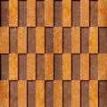Decorative tile pattern - seamless background - Carpathian Elm wood texture Royalty Free Stock Photo