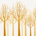 Decorative trees background