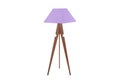 Decorative tripos standing light - FLOOR LAMP / LAMPSHADE