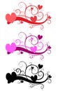 Decorative Valentine's Day Clip Art Royalty Free Stock Photo