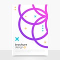 Decorative Vector Brochure Design. Abstract Vector Brochure Mockup. Profile Brochure Templates. EPS10