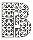 Decorative vector frame stock illustration Text Alphabet Letter B Letter Art