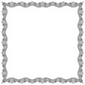 Decorative Vector Frame Template with Empty Space Royalty Free Stock Photo