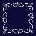 Decorative vintage frame background