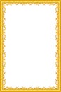 Decorative vintage frames and borders set, photo frame with corner line Royalty Free Stock Photo