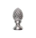 decorative vintage wooden baluster isolated on white
